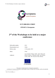 Annex III: List of Participants Workshop II