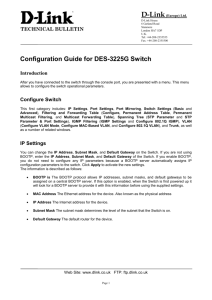 des3225g config guide - D-Link