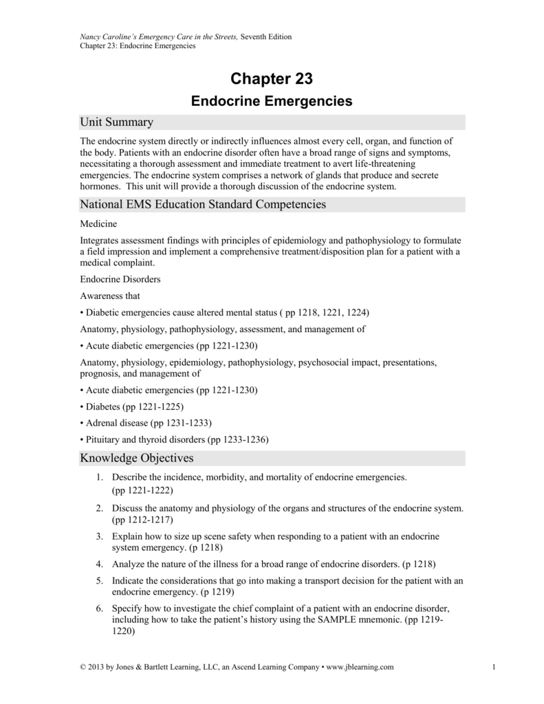 Emergency Care And Transportation Of The Sick And Injured Tenth