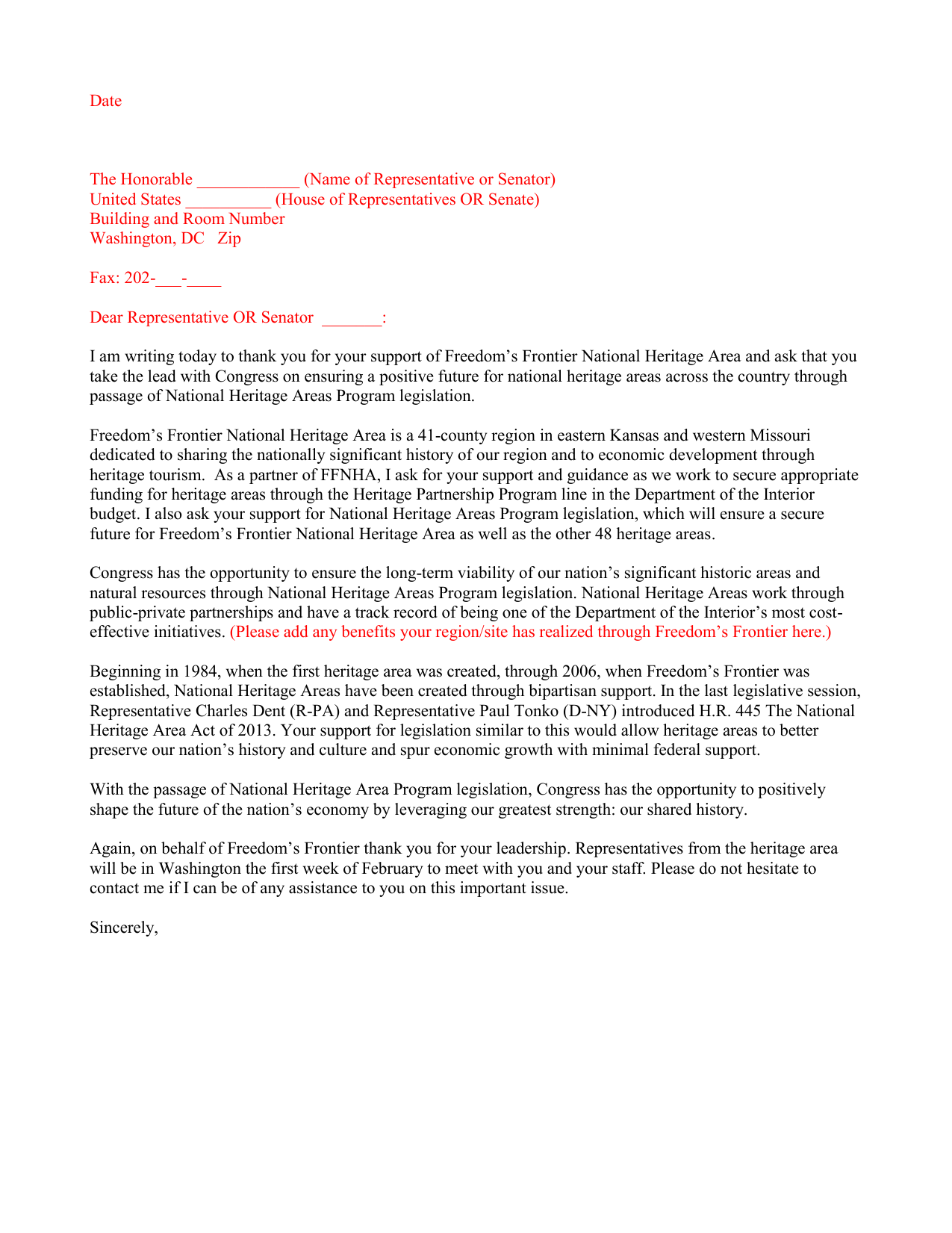 Letter To Congressman Template The Best Professional Template 