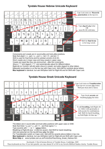 Greek-TH Unicode Keyboard