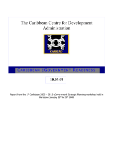 Caribbean E-Government Current State Assesment