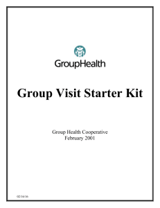 Group Visit Starter Kit - Improving Chronic Illness Care
