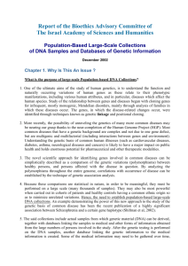 Population-Based Large-Scale Collections