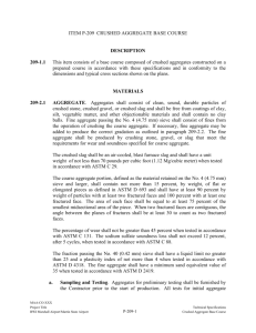 item p-209 crushed aggregate base course