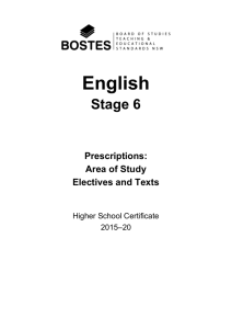 English Stage 6 Prescriptions