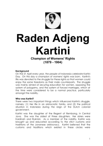 Who was Kartini?