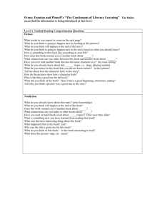 Level J Guided Reading Comprehension Questions