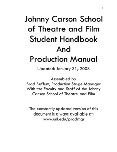 Production Manual - University of Nebraska–Lincoln