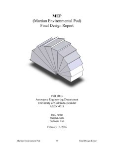 Final Report - University of Colorado Boulder