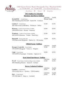 2012 Fee Schedule - Select Breeders Services