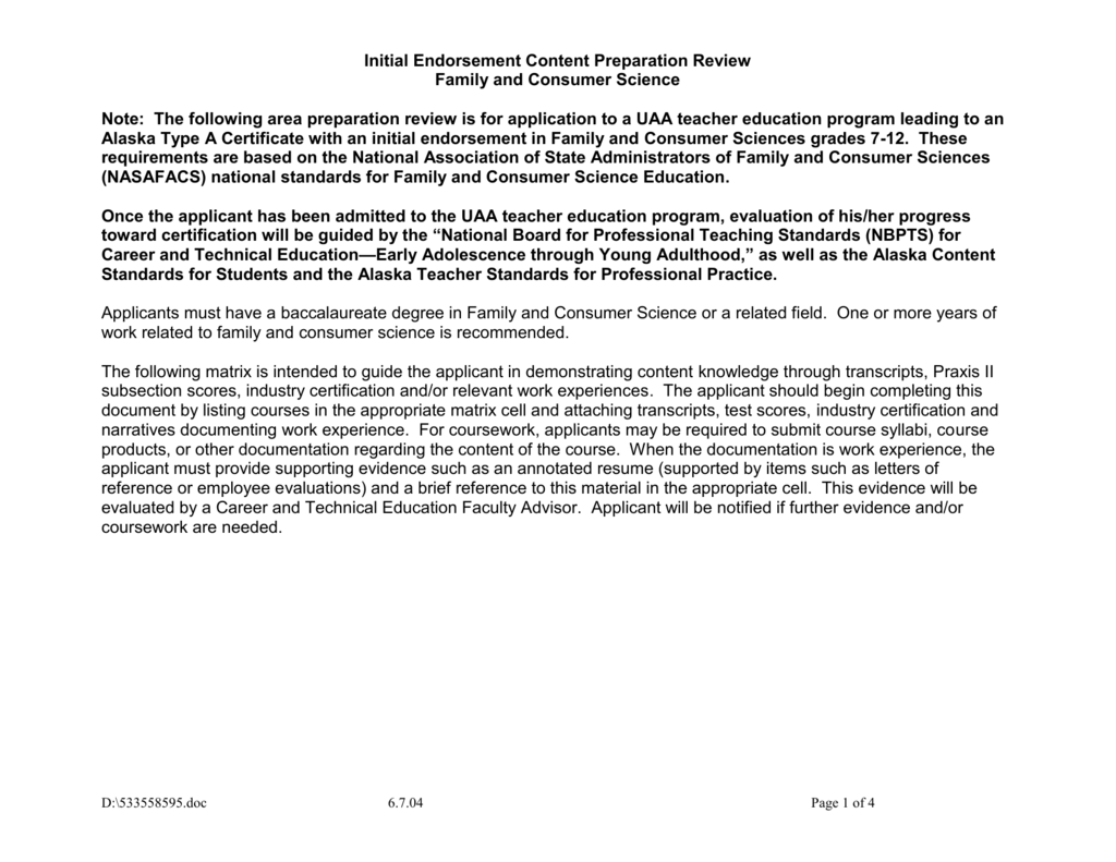 Family And Consumer Science Praxis Ii Study Guide Study Poster