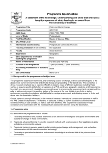 MSc - University of Sheffield