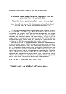 Example Template for the Abstract for the International Symposium