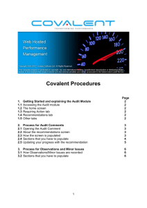 Covalent Auditee User Guide