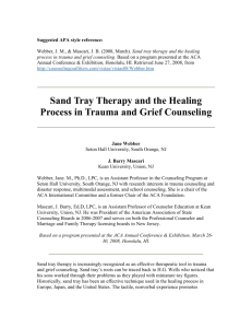 Sand Tray Therapy and the Healing Process in Trauma and Grief