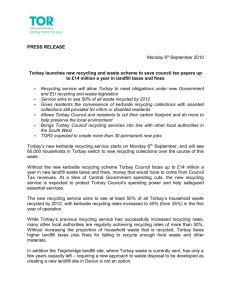 PRESS RELEASE - Torbay Council