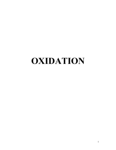 Oxidation