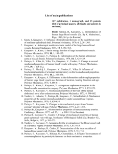 List of main publications ()