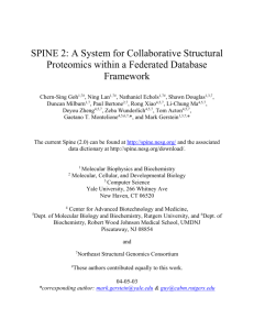 Version 2 of SPINE, a platform for collaborative structural proteomics