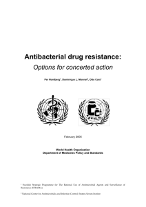 Antibacterial Drug Resistance