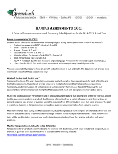 Kansas Assessments 101