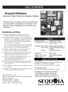 CALL TO ARTISTS Around Hillsboro TO ARTISTS Summer Open