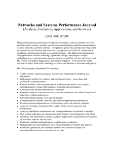 Performance Analysis, Evaluation, and Applications Journal