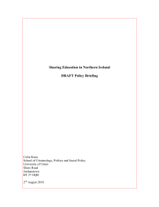 policy briefing - University of Ulster