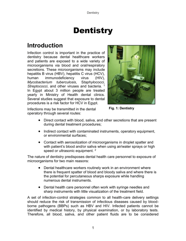 introduction to dentistry essay