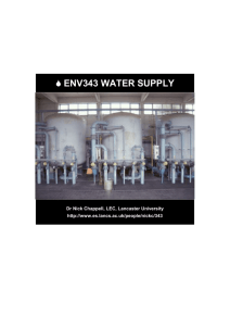 S ENV343 WATER SUPPLY fact sheet - LEC