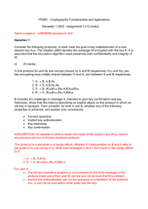 Cryptographic Protocols Assignment