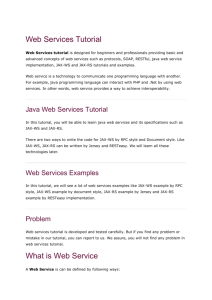 SOAP Web Services - By ProfMariaMichael