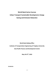 World Bank Series Courses