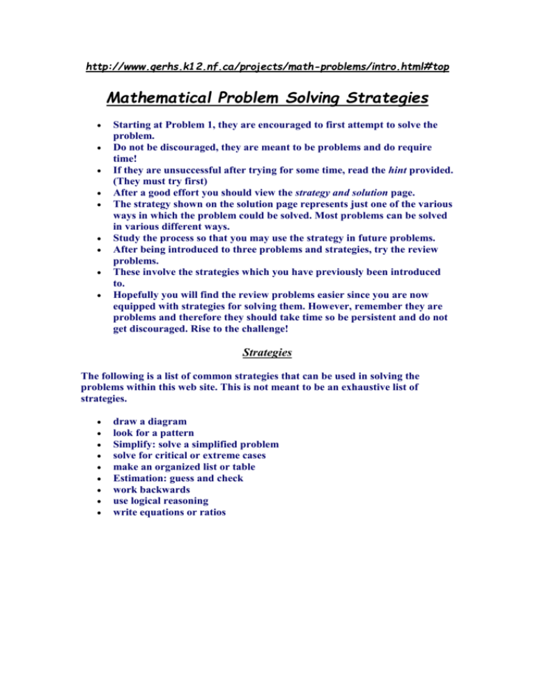 section 2.2 an introduction to problem solving answers