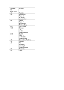 Daily Timetable