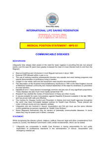 Communicable Diseases - International Life Saving Federation