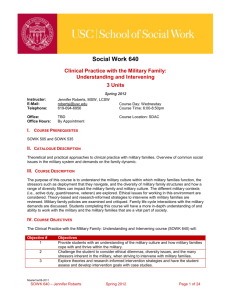 School of Social Work Syllabus Template Guide