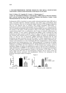 O69 A NON-ERYTHROPOIETIC PEPTIDE RESOLVES THE RENAL