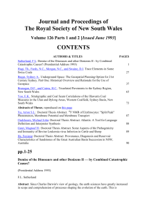 Volume 126 Parts 1 and 2 [Issued June 1993]