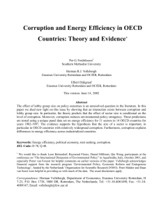 This paper develops a simple theory of the effect of corruption and