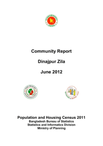 Dinajpur at a glance - Bangladesh Bureau of Statistics