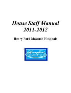 TABLE OF CONTENTS - Henry Ford Health System