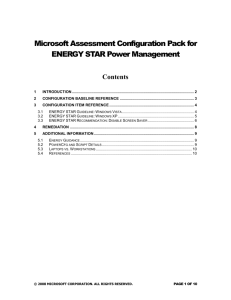 3 Configuration Item Reference - Center