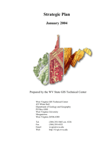 Strategic_Plan_jan04 - West Virginia GIS Technical Center