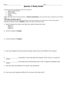 Heredity Study Guide - Highline Public Schools