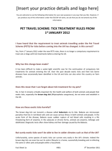 PETS Q&A Tick Sheet – practice letterhead version