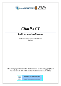 ClimPACT Software Manual (English)