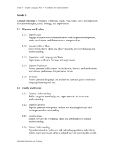 Grade 6 ELA  - Education and Advanced Learning