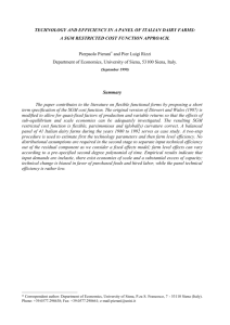 Summary - Dipartimento di Economia Politica